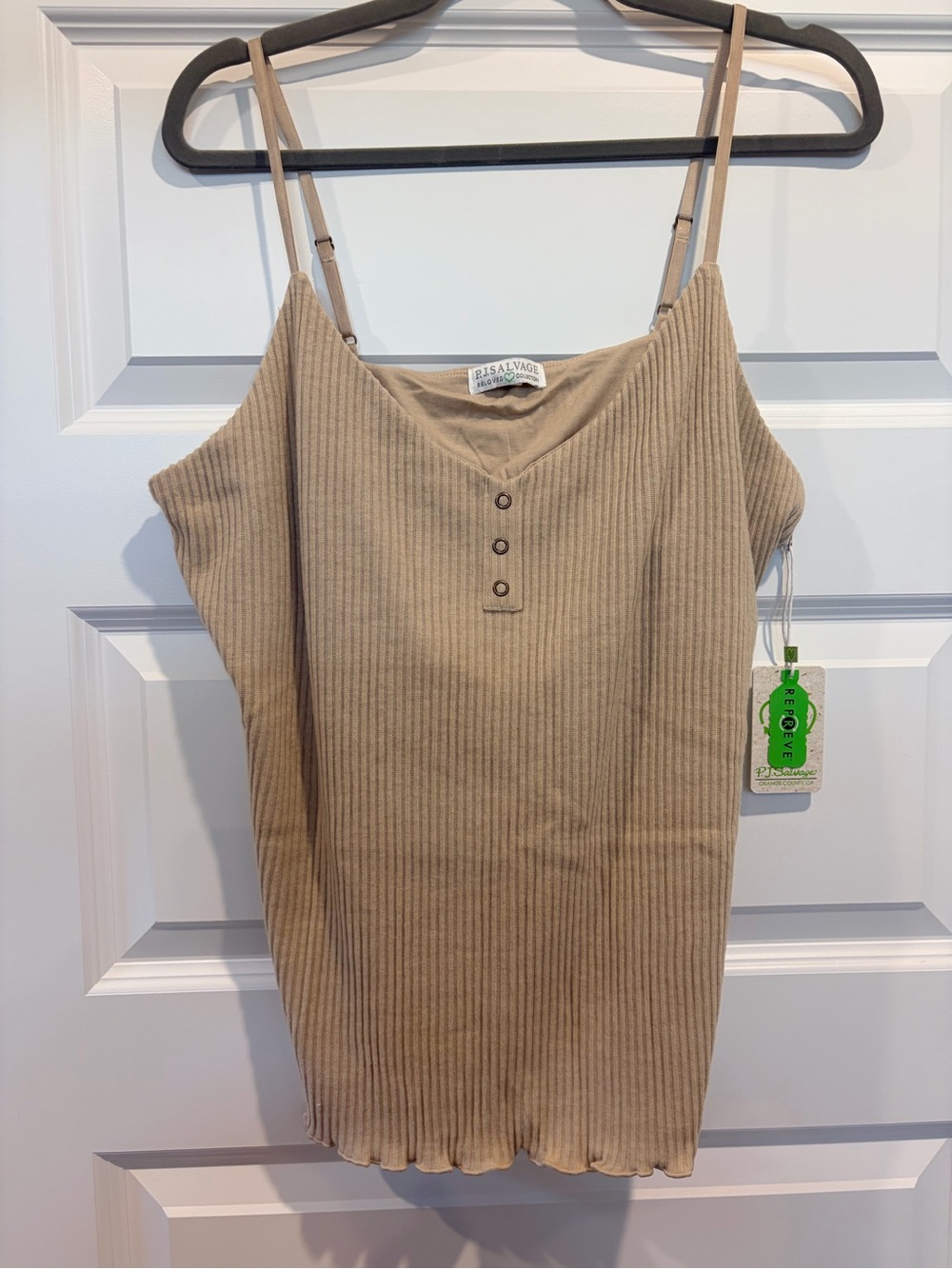PJ Salvage Women’s BNWT 2 Piece PJ Set Oatmeal - Size XL